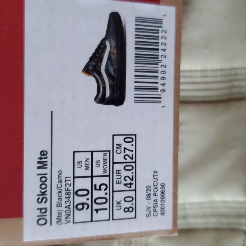 Vans old school MTE black camo (CL) - Picture 3 of 13